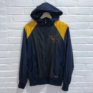 Nike West Virginia Mountaineers Windbreaker Hoodie Rain Jacket